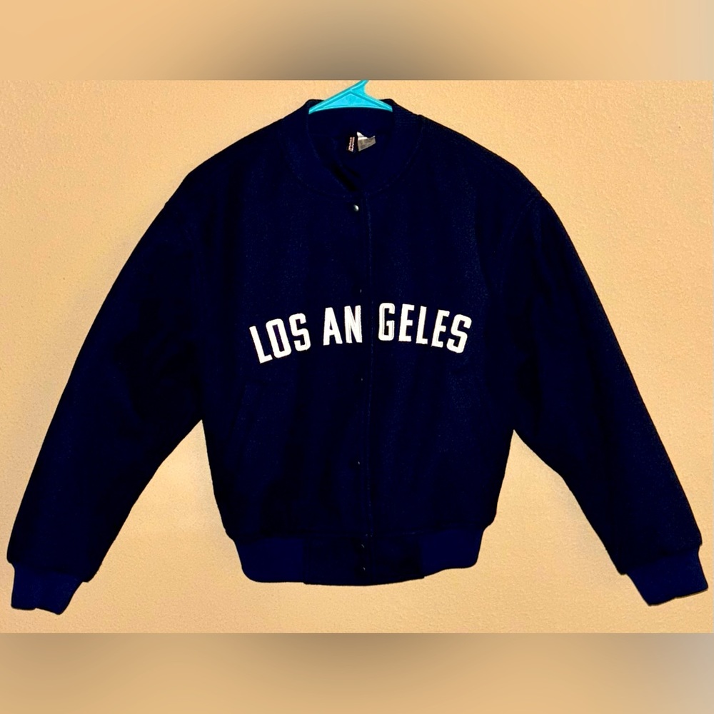 Motif-Detail Bomber Jacket ( Los Angeles )